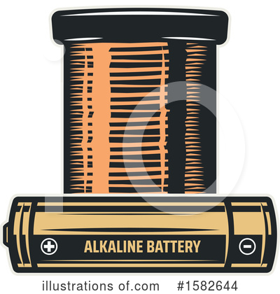 Battery Clipart #1582644 by Vector Tradition SM