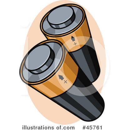 Royalty-Free (RF) Battery Clipart Illustration by r formidable - Stock Sample #45761
