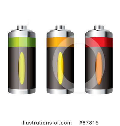Royalty-Free (RF) Battery Clipart Illustration by michaeltravers - Stock Sample #87815