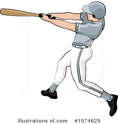 Batting Clipart #1074629 by Pams Clipart