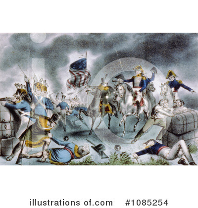 Royalty-Free (RF) Battle Clipart Illustration by JVPD - Stock Sample #1085254