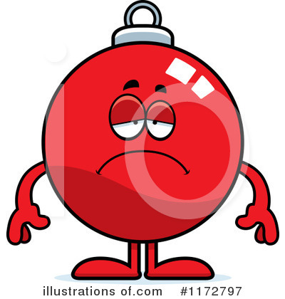 Christmas Bauble Character Clipart #1172797 by Cory Thoman