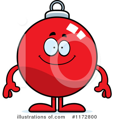 Christmas Bauble Character Clipart #1172800 by Cory Thoman