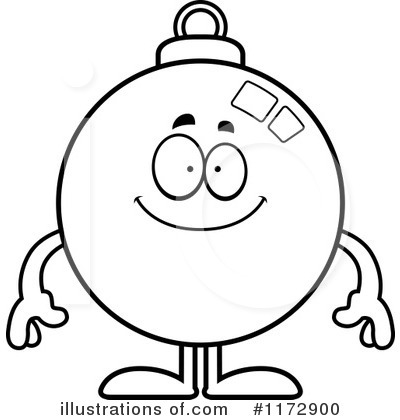 Christmas Bauble Character Clipart #1172900 by Cory Thoman