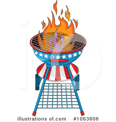 Royalty-Free (RF) Bbq Clipart Illustration by Pushkin - Stock Sample #1063806