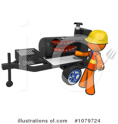 Royalty-Free (RF) Bbq Clipart Illustration by Leo Blanchette - Stock Sample #1079724
