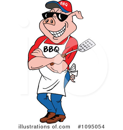 Barbecue Clipart #1095054 by LaffToon