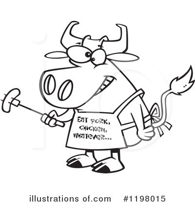 Cow Clipart #1198015 by toonaday