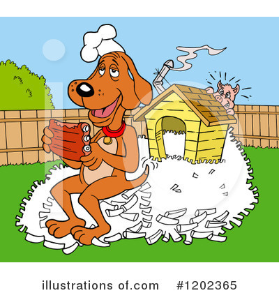 Barbeque Clipart #1202365 by LaffToon
