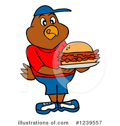 Royalty-Free (RF) Bbq Clipart Illustration by LaffToon - Stock Sample #1239557