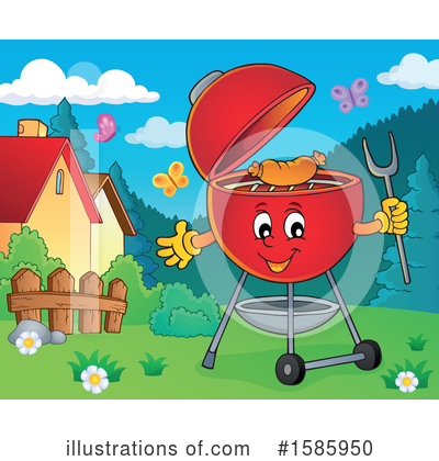 Bbq Clipart #1585950 by visekart