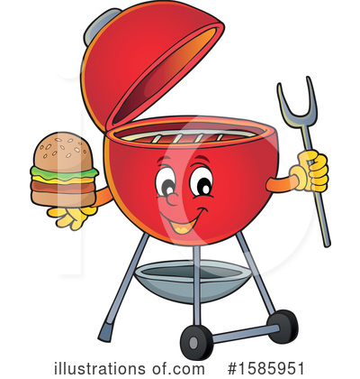 Bbq Clipart #1585951 by visekart