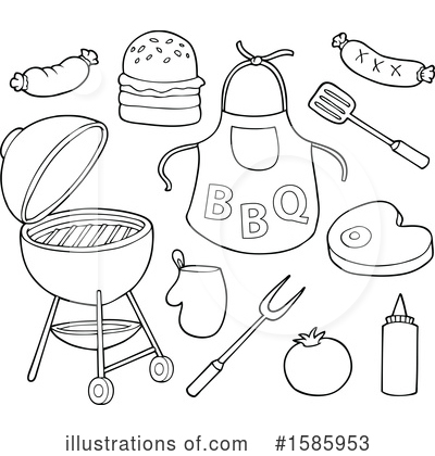Bbq Clipart #1585953 by visekart