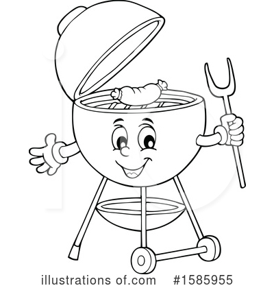 Bbq Clipart #1585955 by visekart