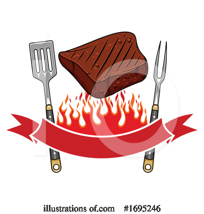 Bbq Clipart #1695246 by Vector Tradition SM
