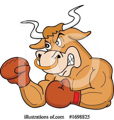Boxing Gloves Clipart #1698825 by LaffToon