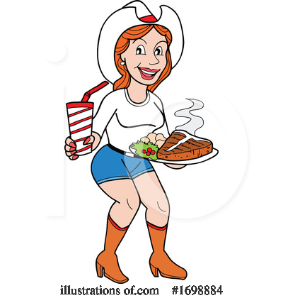 Royalty-Free (RF) Bbq Clipart Illustration by LaffToon - Stock Sample #1698884