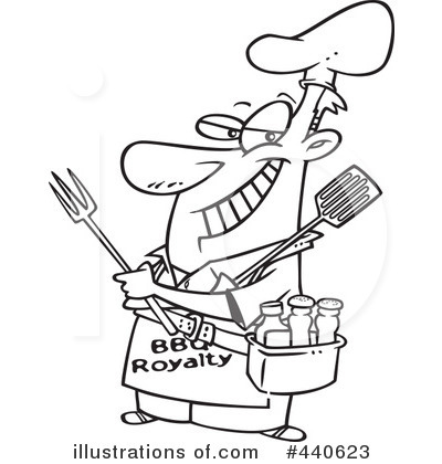 Royalty-Free (RF) Bbq Clipart Illustration by toonaday - Stock Sample #440623