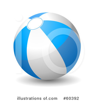 Royalty-Free (RF) Beach Ball Clipart Illustration by Oligo - Stock Sample #60392