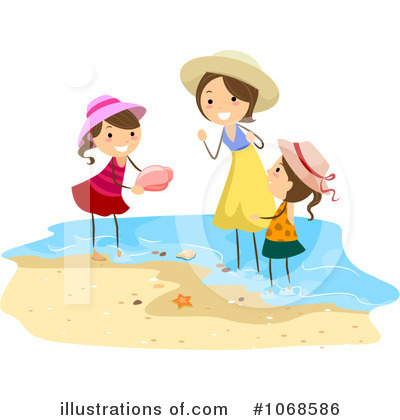 Royalty-Free (RF) Beach Clipart Illustration by BNP Design Studio - Stock Sample #1068586