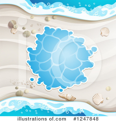 Royalty-Free (RF) Beach Clipart Illustration by merlinul - Stock Sample #1247848