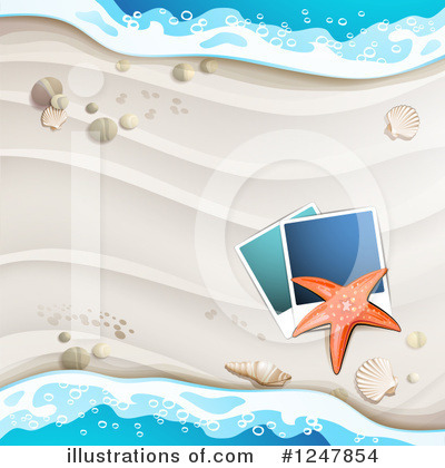 Royalty-Free (RF) Beach Clipart Illustration by merlinul - Stock Sample #1247854
