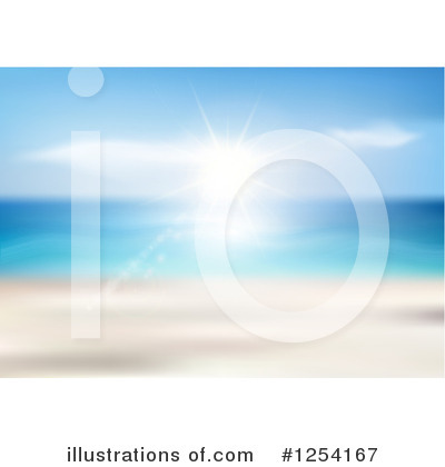 Royalty-Free (RF) Beach Clipart Illustration by KJ Pargeter - Stock Sample #1254167
