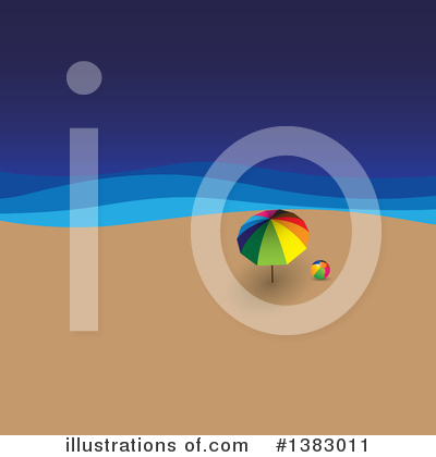 Beach Ball Clipart #1383011 by ColorMagic