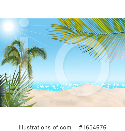Palm Trees Clipart #1654676 by dero
