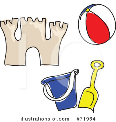 Royalty-Free (RF) Beach Clipart Illustration by inkgraphics - Stock Sample #71964
