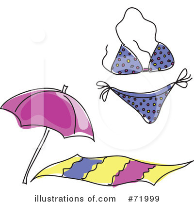 Royalty-Free (RF) Beach Clipart Illustration by inkgraphics - Stock Sample #71999