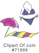 Beach Clipart #71999 by inkgraphics