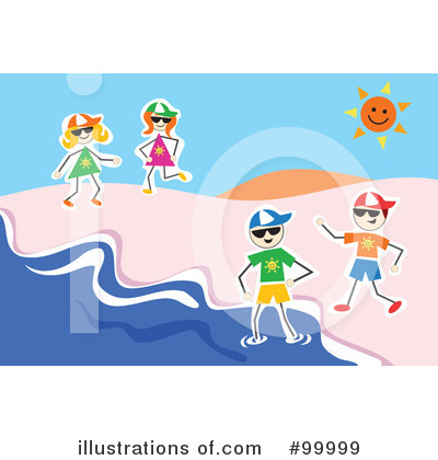 Royalty-Free (RF) Beach Clipart Illustration by Prawny - Stock Sample #99999