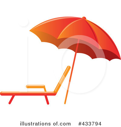 Beach Umbrella Clipart #433794 by Pams Clipart