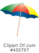 Beach Umbrella Clipart #433797 by Pams Clipart