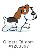 Beagle Clipart #1203897 by Cory Thoman