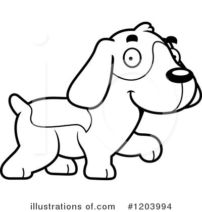 Royalty-Free (RF) Beagle Clipart Illustration by Cory Thoman - Stock Sample #1203994
