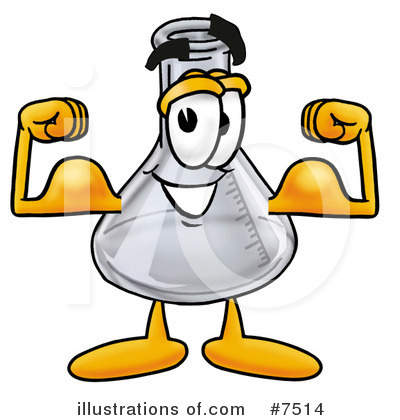 Royalty-Free (RF) Beaker Clipart Illustration by Mascot Junction - Stock Sample #7514