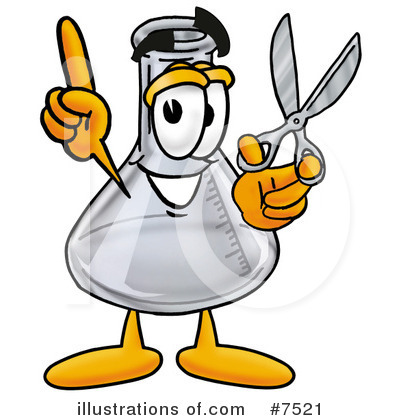 Royalty-Free (RF) Beaker Clipart Illustration by Mascot Junction - Stock Sample #7521