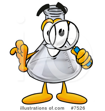 Royalty-Free (RF) Beaker Clipart Illustration by Mascot Junction - Stock Sample #7526