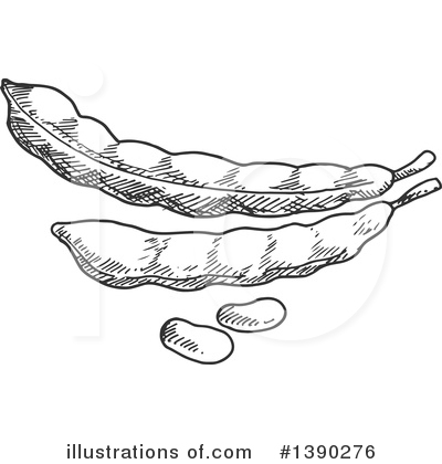 Royalty-Free (RF) Bean Clipart Illustration by Vector Tradition SM - Stock Sample #1390276