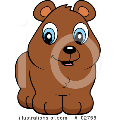 Royalty-Free (RF) Bear Clipart Illustration by Cory Thoman - Stock Sample #102758