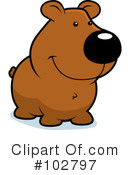 Bear Clipart #102797 by Cory Thoman