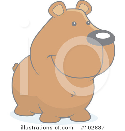 Royalty-Free (RF) Bear Clipart Illustration by Cory Thoman - Stock Sample #102837