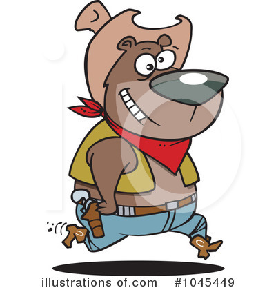 Royalty-Free (RF) Bear Clipart Illustration by toonaday - Stock Sample #1045449