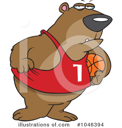 Royalty-Free (RF) Bear Clipart Illustration by toonaday - Stock Sample #1046394