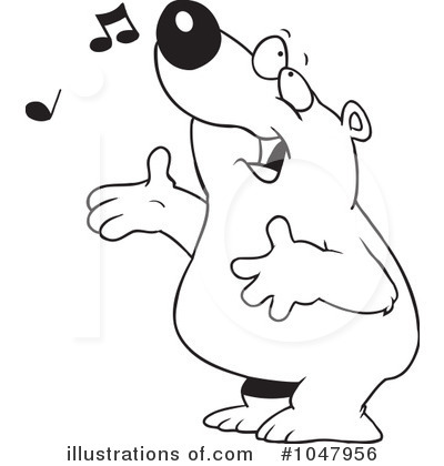 Royalty-Free (RF) Bear Clipart Illustration by toonaday - Stock Sample #1047956