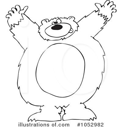 Royalty-Free (RF) Bear Clipart Illustration by djart - Stock Sample #1052982