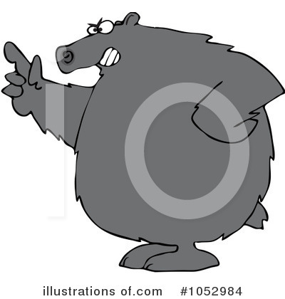 Royalty-Free (RF) Bear Clipart Illustration by djart - Stock Sample #1052984