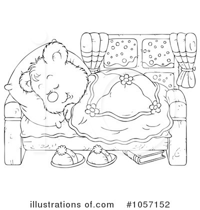 Royalty-Free (RF) Bear Clipart Illustration by Alex Bannykh - Stock Sample #1057152